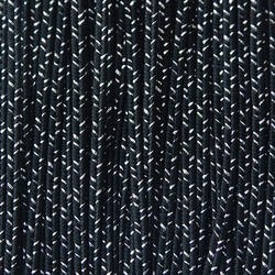 Sutasz grecki 4 mm mix jedwab+lurex - czarny ze srebrnym, 1m