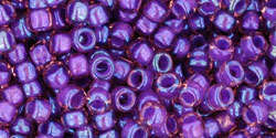 TOHO Round 8/0: TR-08-928 Inside-Color Rainbow Rosaline/Opaque Purple-Lined, 10 g